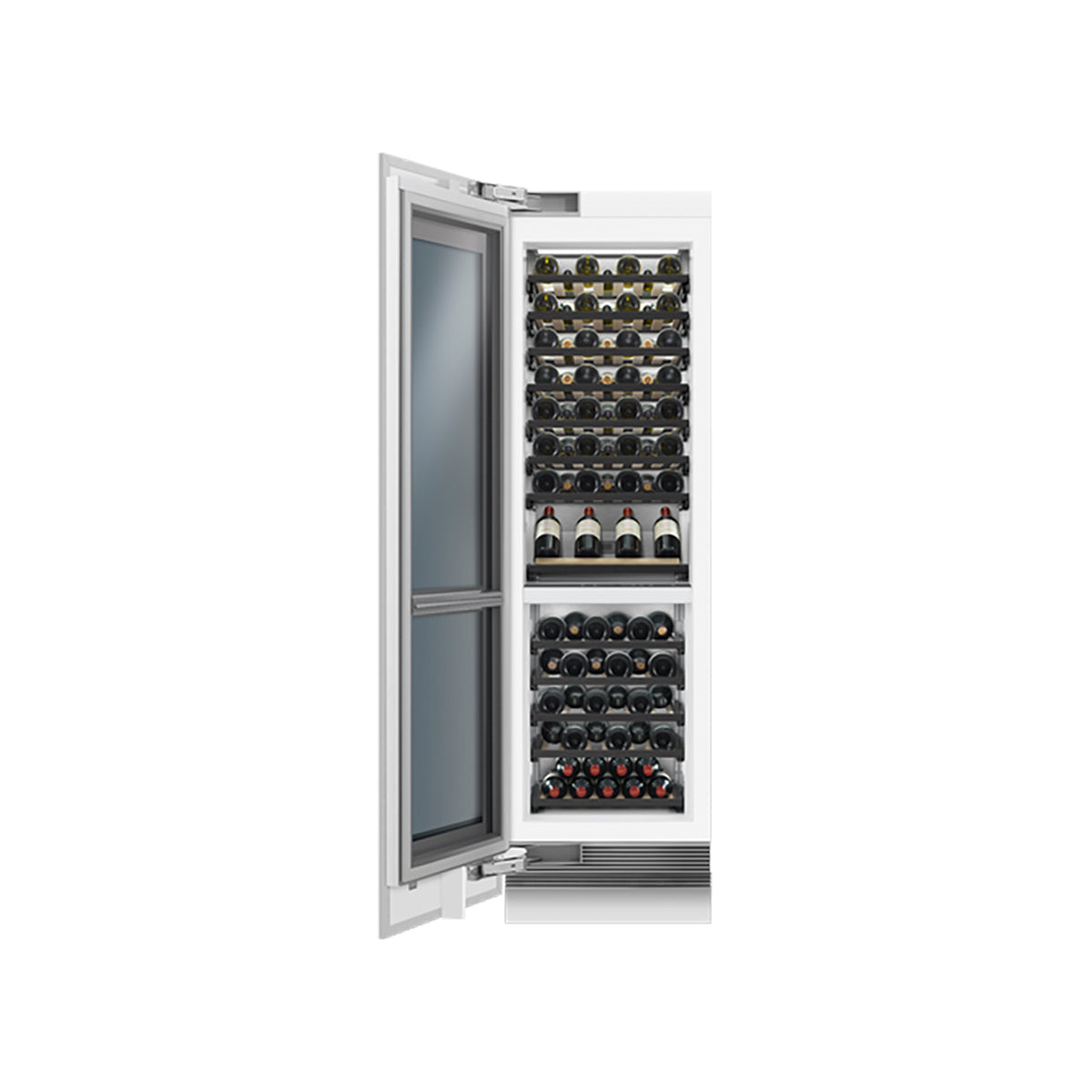 Fisher & Paykel RS6121VL2K1 Series 11 Integrated Column Wine Cabinet, 91 Bottle Capacity, 60.3cm Wide - Panel Ready, Left Hinge