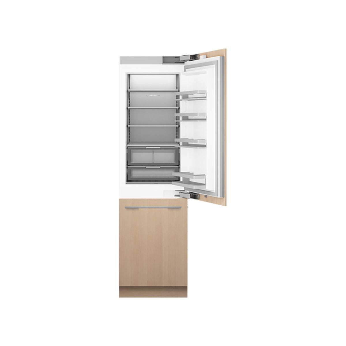 Fisher & Paykel RS6121WRUE1 Series 11 Integrated Refrigerator Freezer, Ice & Water, 342 Litre, 60.3cm Wide - Panel Ready, Right Hinge