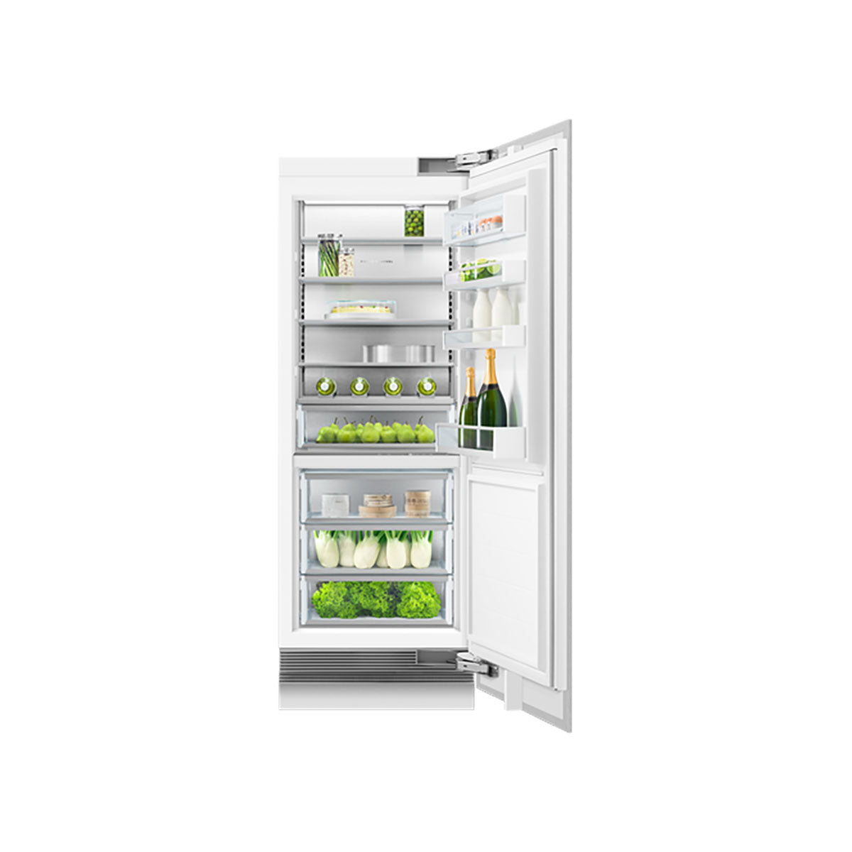 Fisher & Paykel RS7621SRHE1 Series 11 Integrated Column Refrigerator, Water, 463 Litre, 75.6cm Wide - Panel Ready, Right Hinge