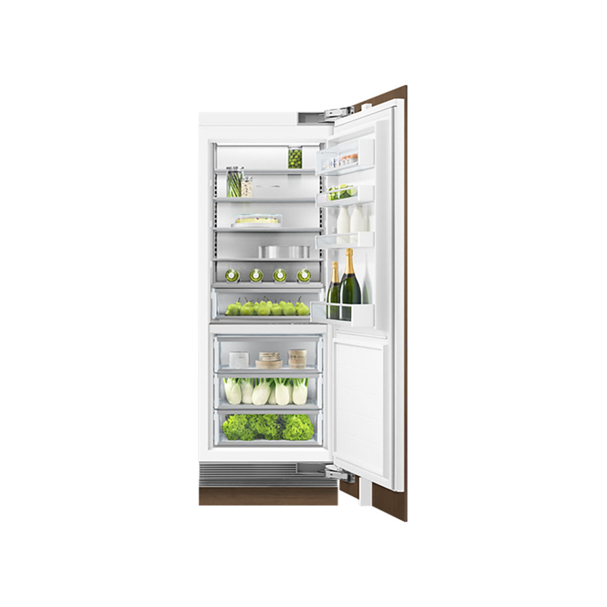 Fisher & Paykel RS7621SRHE1 Series 11 Integrated Column Refrigerator, Water, 463 Litre, 75.6cm Wide - Panel Ready, Right Hinge