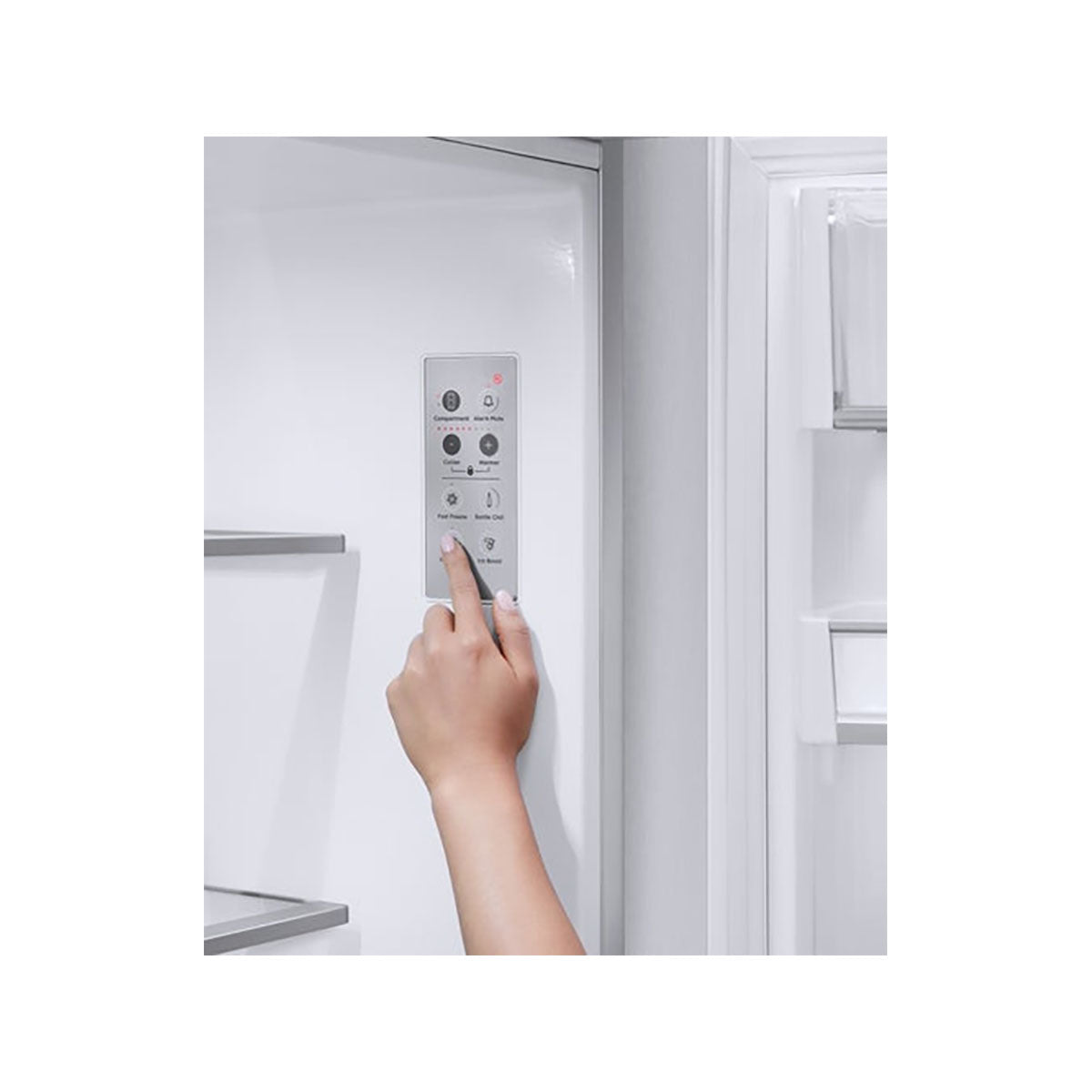 Fisher & Paykel RS90A3 Series 7 Integrated French Door Refrigerator Freezer, 331/145 Litre, 89.6cm Wide - Panel Ready