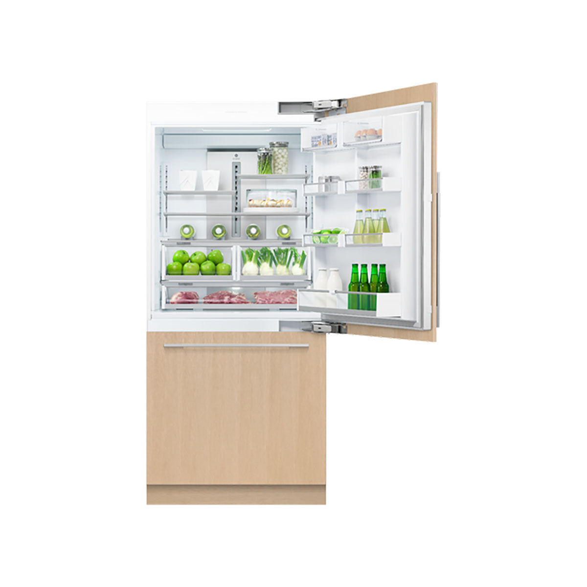 Fisher & Paykel RS9120WRJ2 Series 7 Integrated Refrigerator Freezer, Ice Maker, 477 Litre, 90.6cm Wide - Panel Ready, Right Hinge