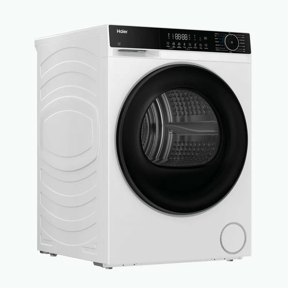 Haier HD80-D357U1 8kg Heat Pump Tumble Dryer, White