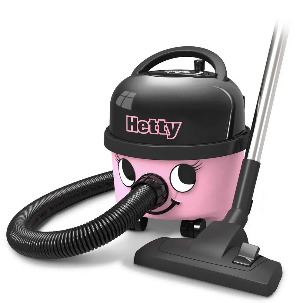 Numatic 902289 Hetty Bagged Cylinder Vacuum Cleaner, Pink