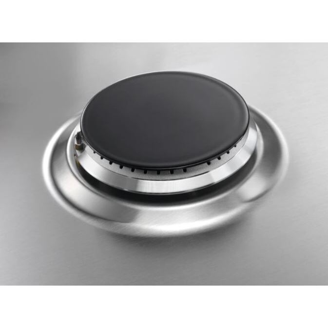 AEG HGB95522YM 6000 Series 86cm 5 Burner Gas Hob, Stainless Steel