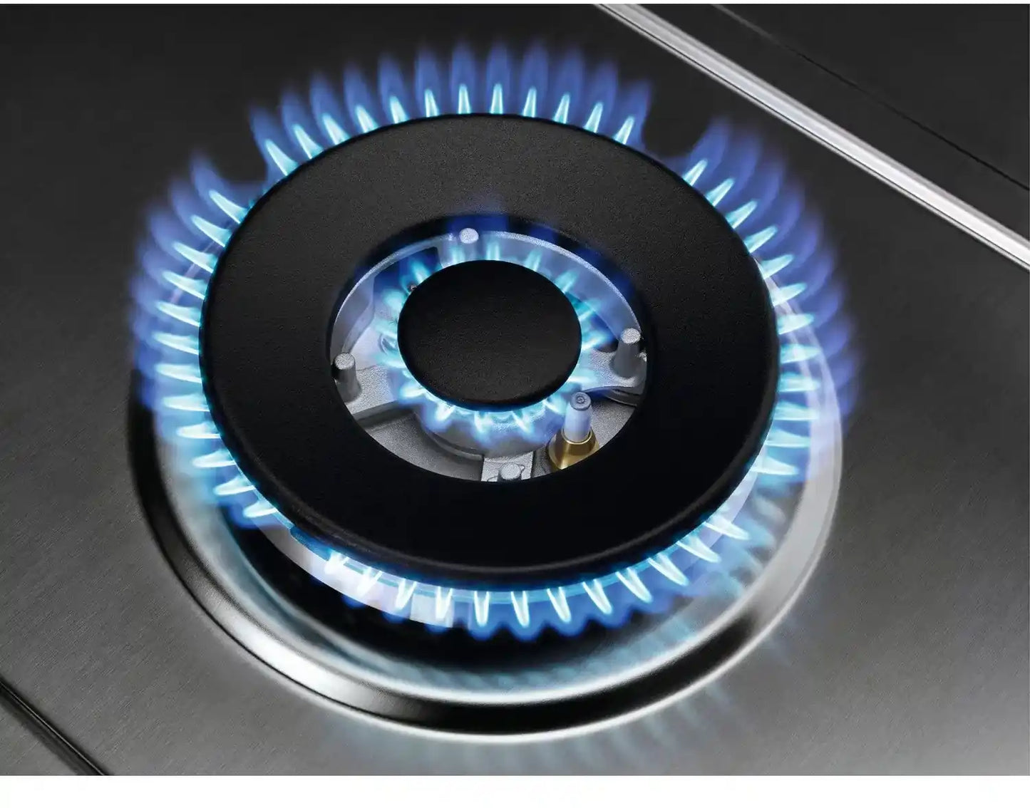 AEG HGB95522YM 6000 Series 86cm 5 Burner Gas Hob, Stainless Steel