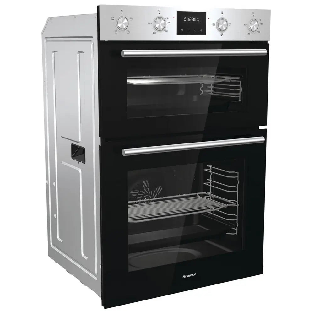 Hisense BID99222CXUK 59.4 Built-In Double Oven, Stainless Steel