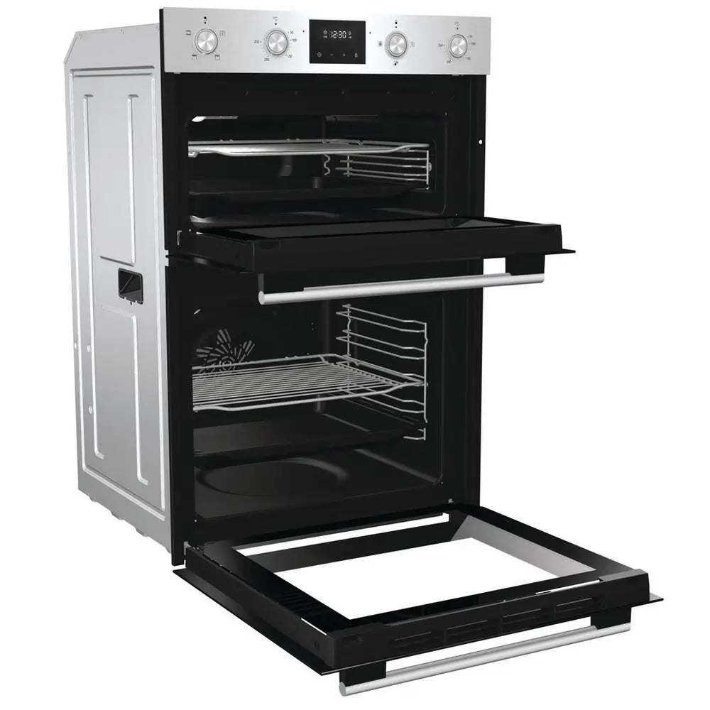 Hisense BID99222CXUK 59.4 Built-In Double Oven, Stainless Steel