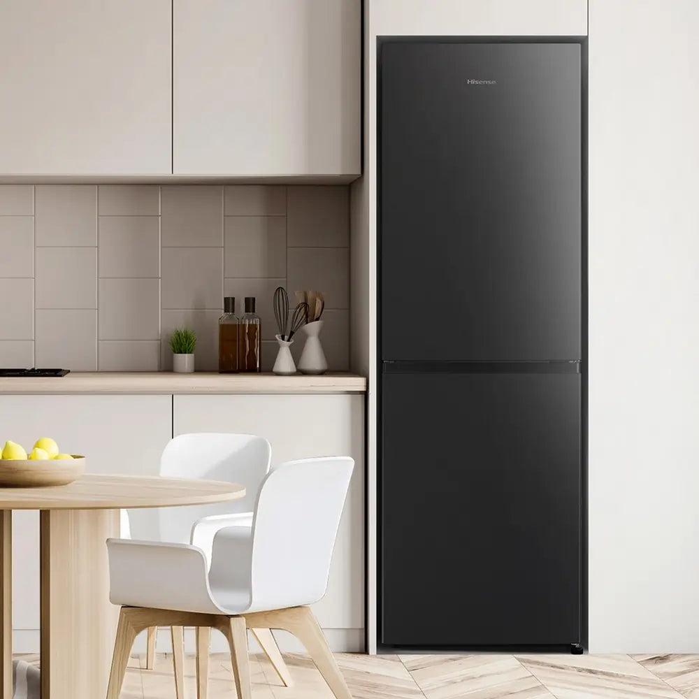 Hisense RB327N4ABD 55cm 50/50 Frost Free Fridge Freezer, Black