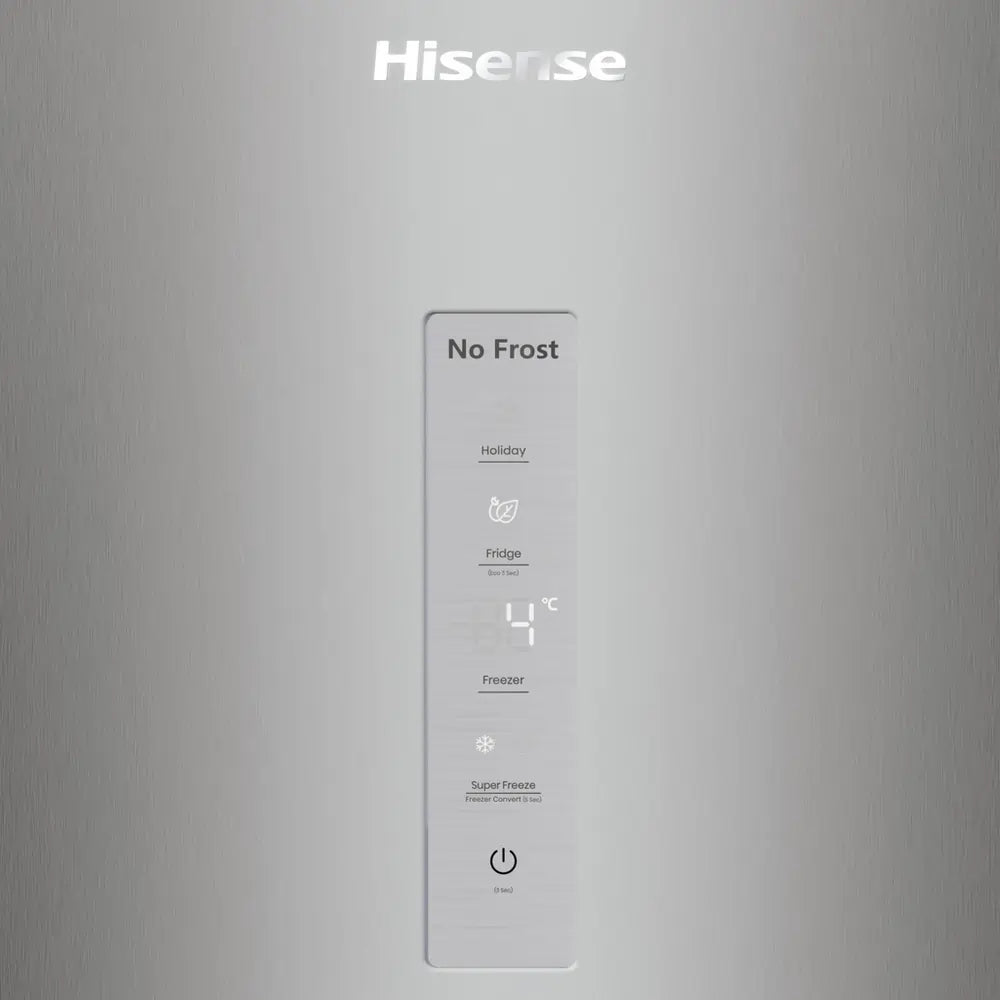 Hisense RM469N4ACDUK 60cm 60/40 Frost Free Fridge Freezer, Stainless Steel