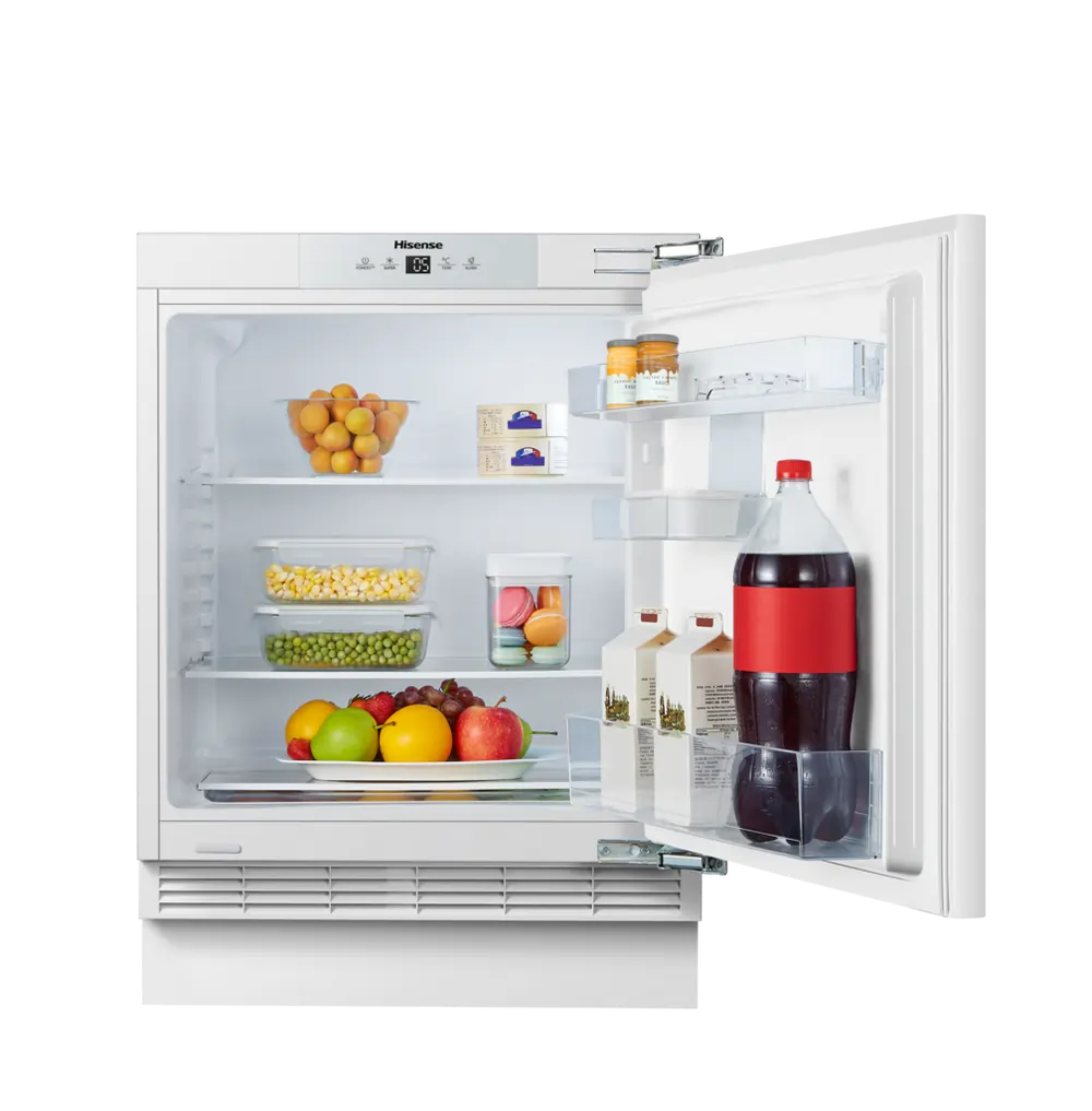 Hisense RUL178D4AWE 59.5cm Intergrated Undercounter Larder Fridge, White