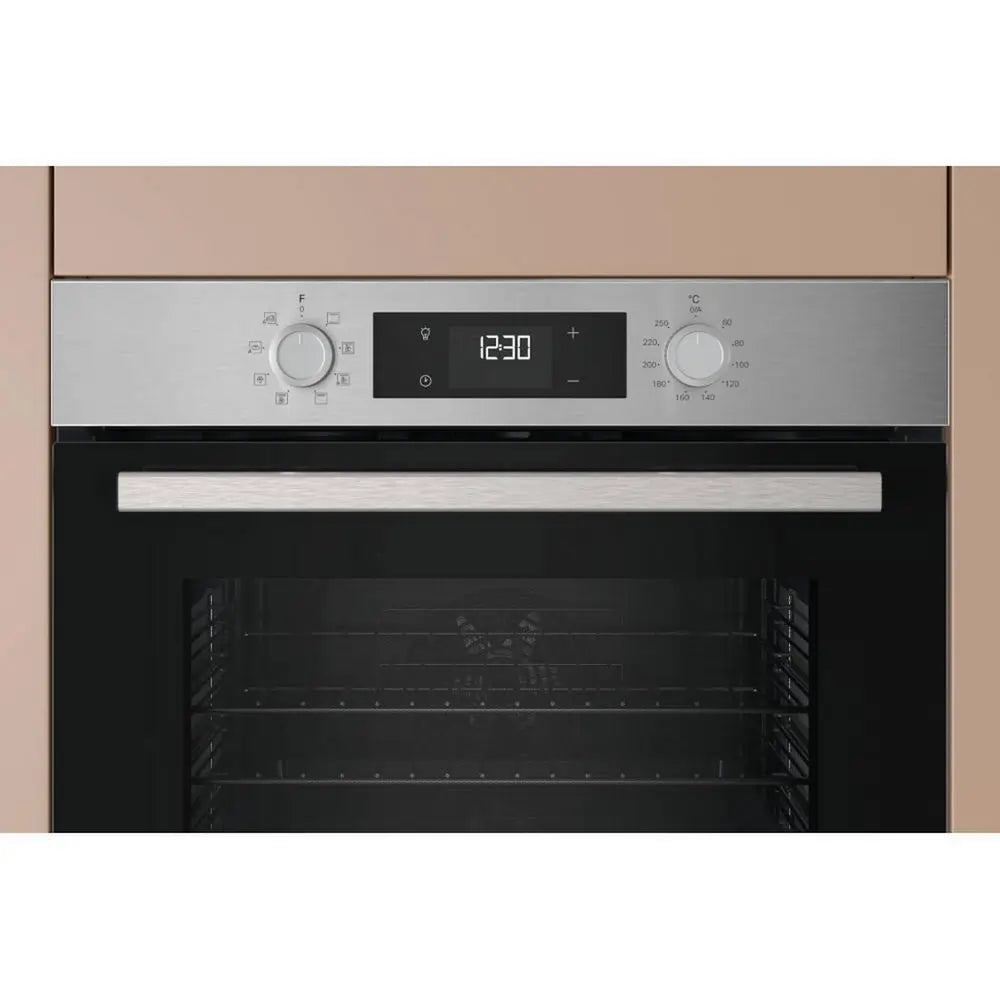 Hotpoint HOEU25CZXUK 59.5cm Built-in Electric Single Oven, Stainless Steel
