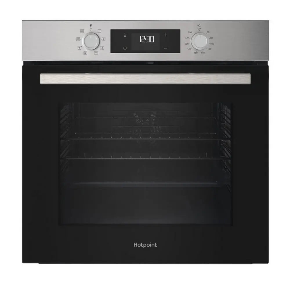 Hotpoint HOEU25CZXUK 59.5cm Built-in Electric Single Oven, Stainless Steel