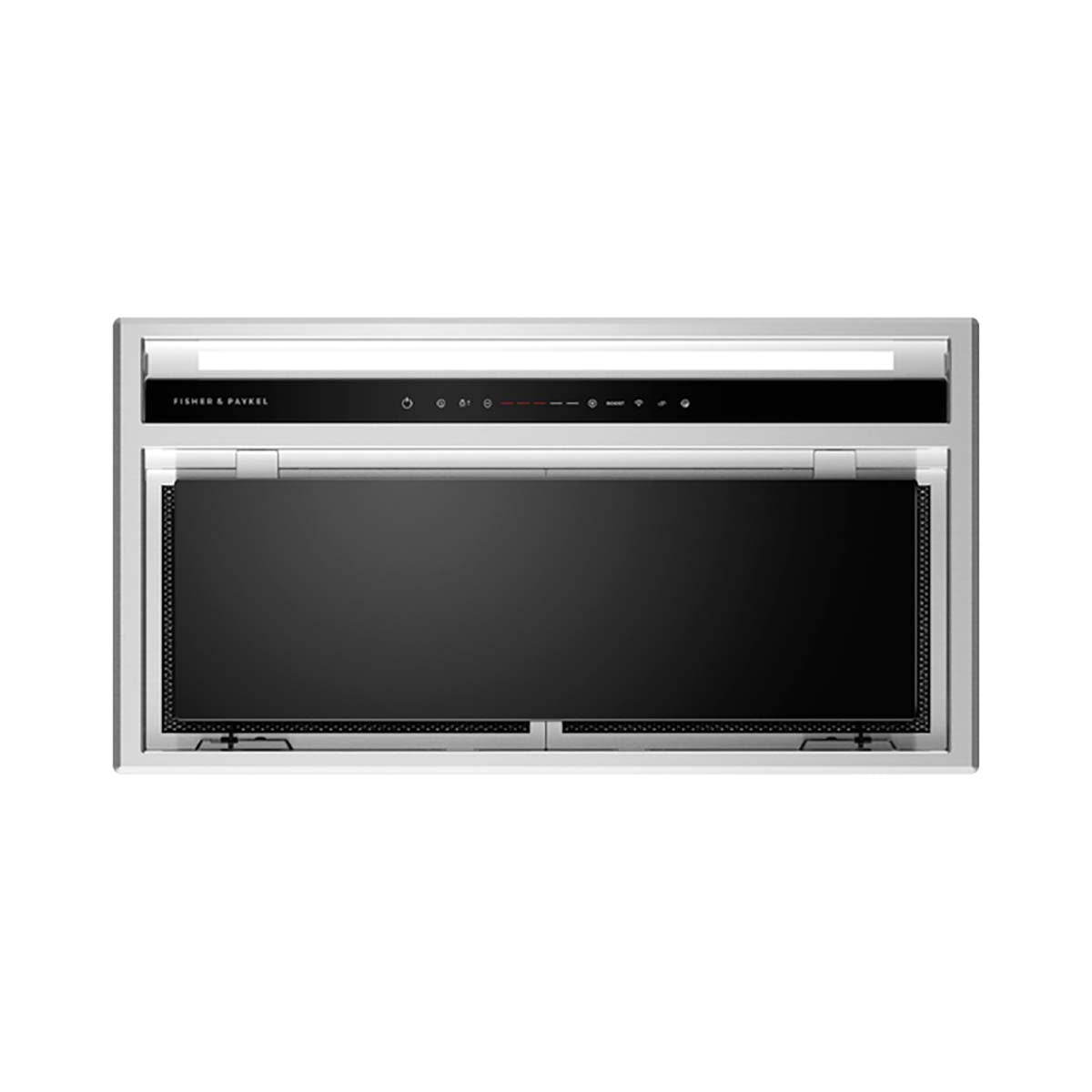 Fisher & Paykel HP60IHCB4 Series 7 Integrated Insert Wall Cooker Hood, 53cm Wide - Stainless Steel and Glass