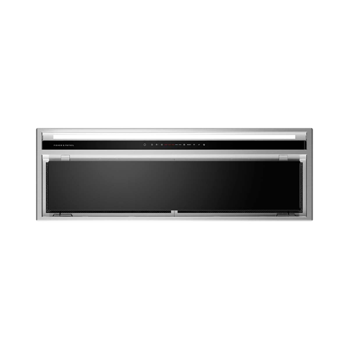 Fisher & Paykel HP90IHCB4 Series 7 Integrated Insert Wall Cooker Hood, 83cm Wide - Stainless Steel and Glass