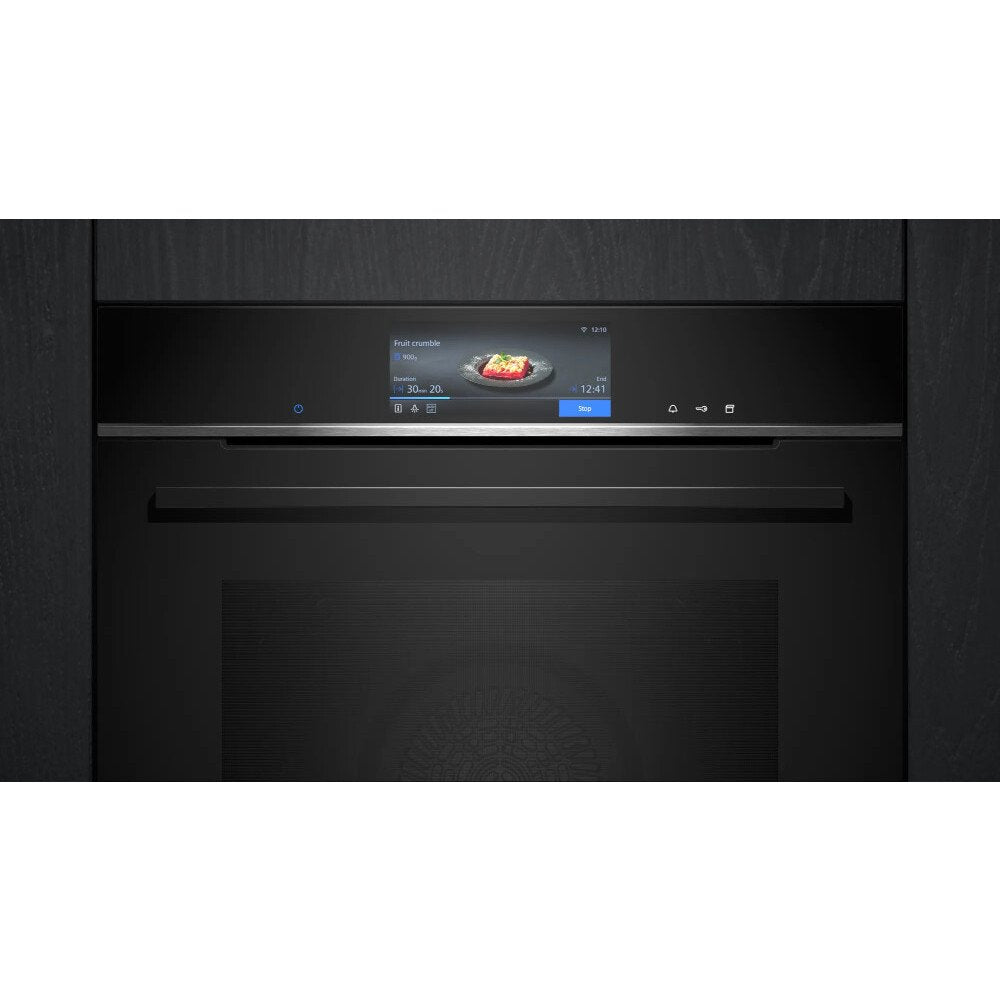 Siemens HS758G3B1B iQ700 Built-In Electric Single Oven, Black, A+ Rated