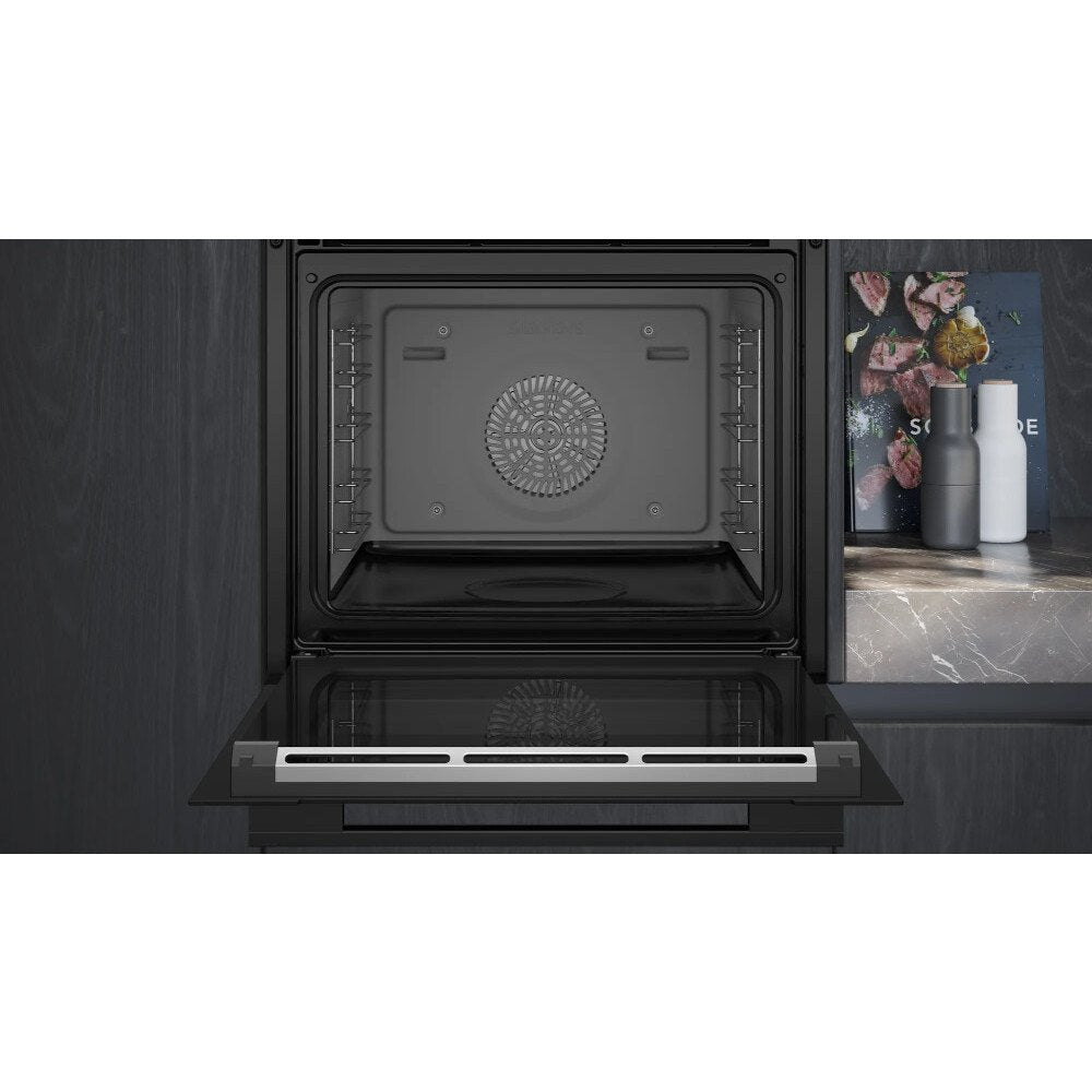 Siemens HS758G3B1B iQ700 Built-In Electric Single Oven, Black, A+ Rated