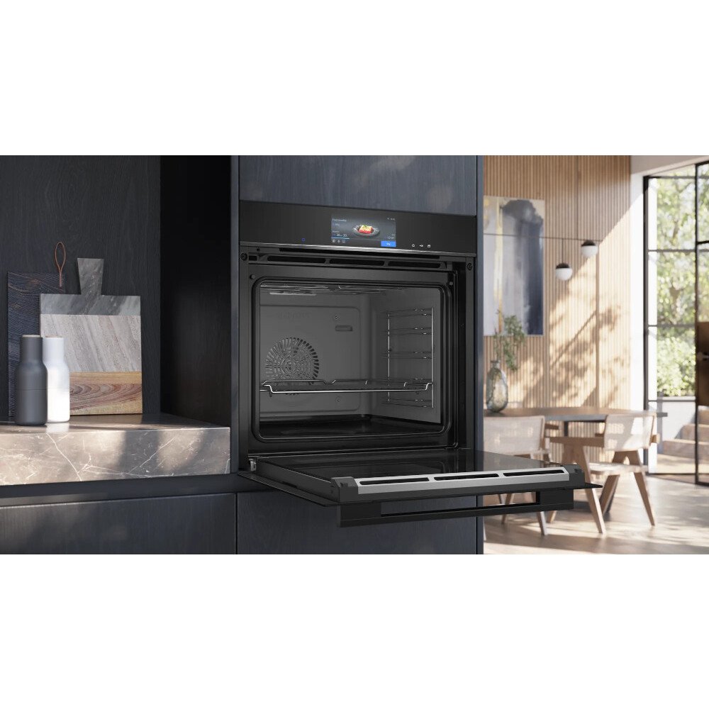 Siemens HS758G3B1B iQ700 Built-In Electric Single Oven, Black, A+ Rated