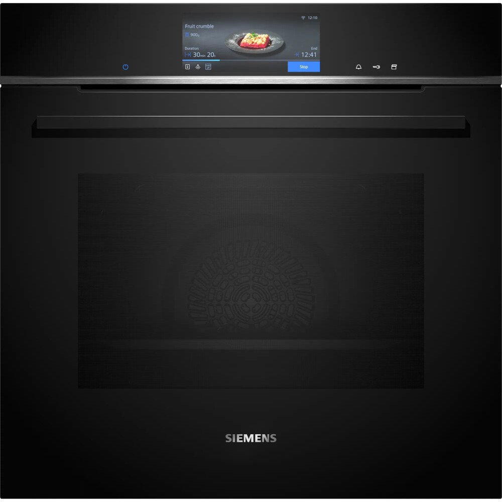 Siemens HS758G3B1B iQ700 Built-In Electric Single Oven, Black, A+ Rated