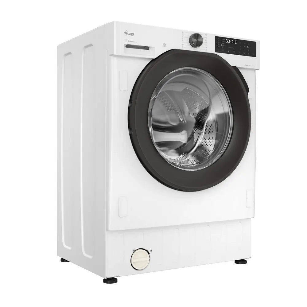 Hoover BH4S69M6DR9J-80 9kg 1600 Spin Built-in Washing Machine, White & Anthracite