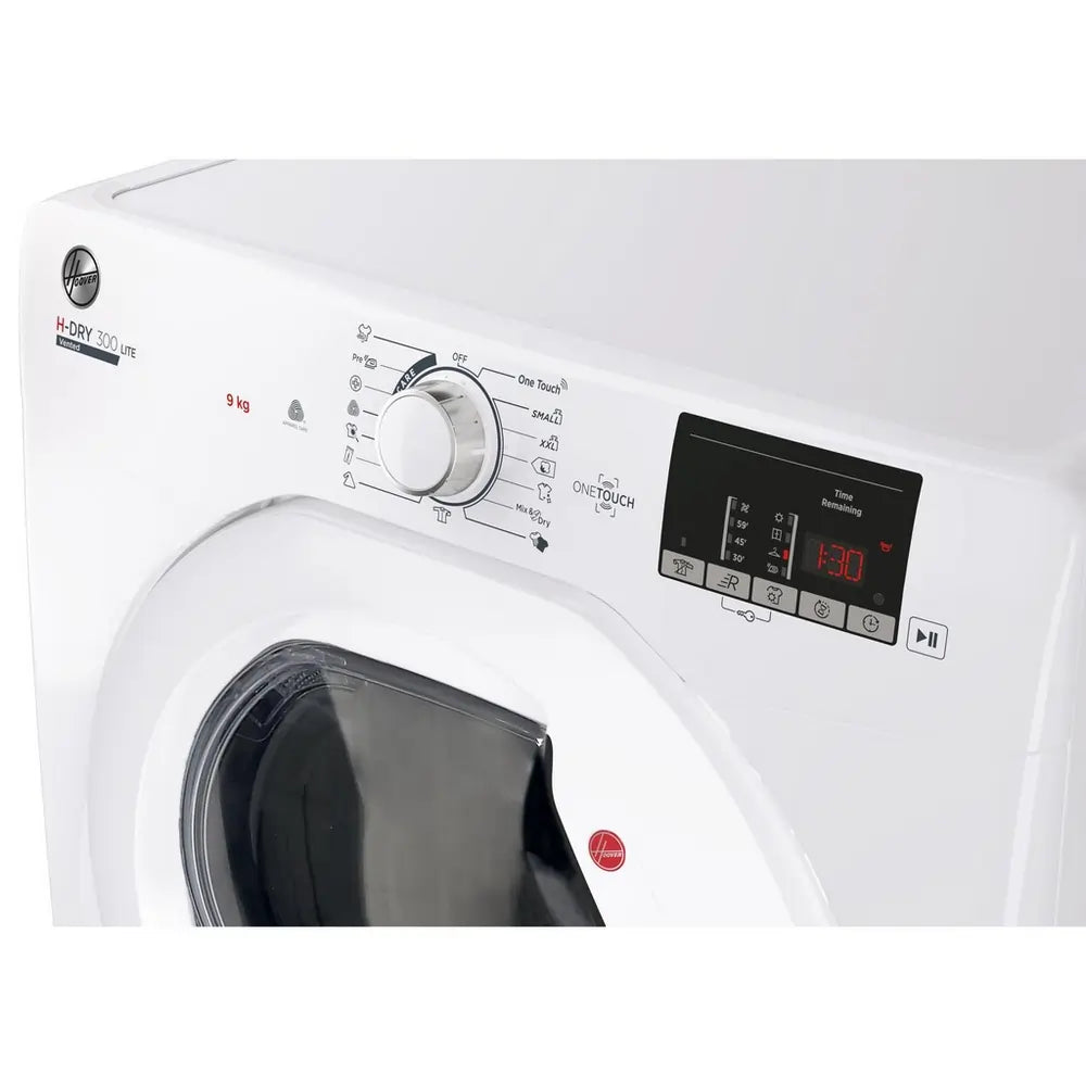 Hoover HLEV9DG-80 9kg Vented Tumble Dryer, White