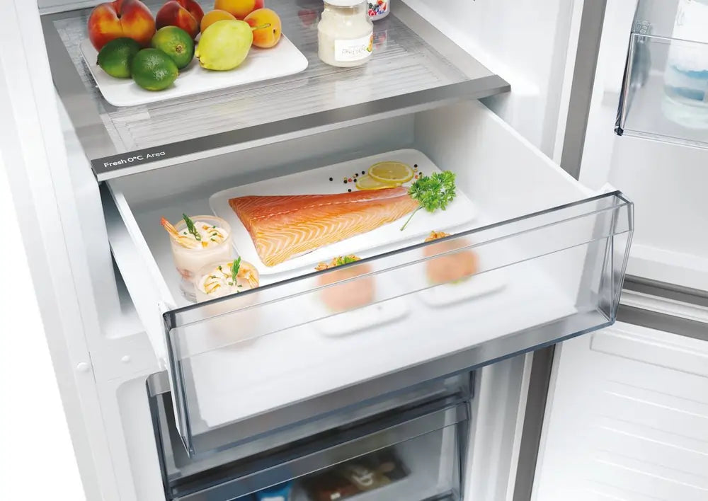 Hoover HONCQ2T618EWKR 59.5cm 60/40 Frost Free Fridge Freezer, White