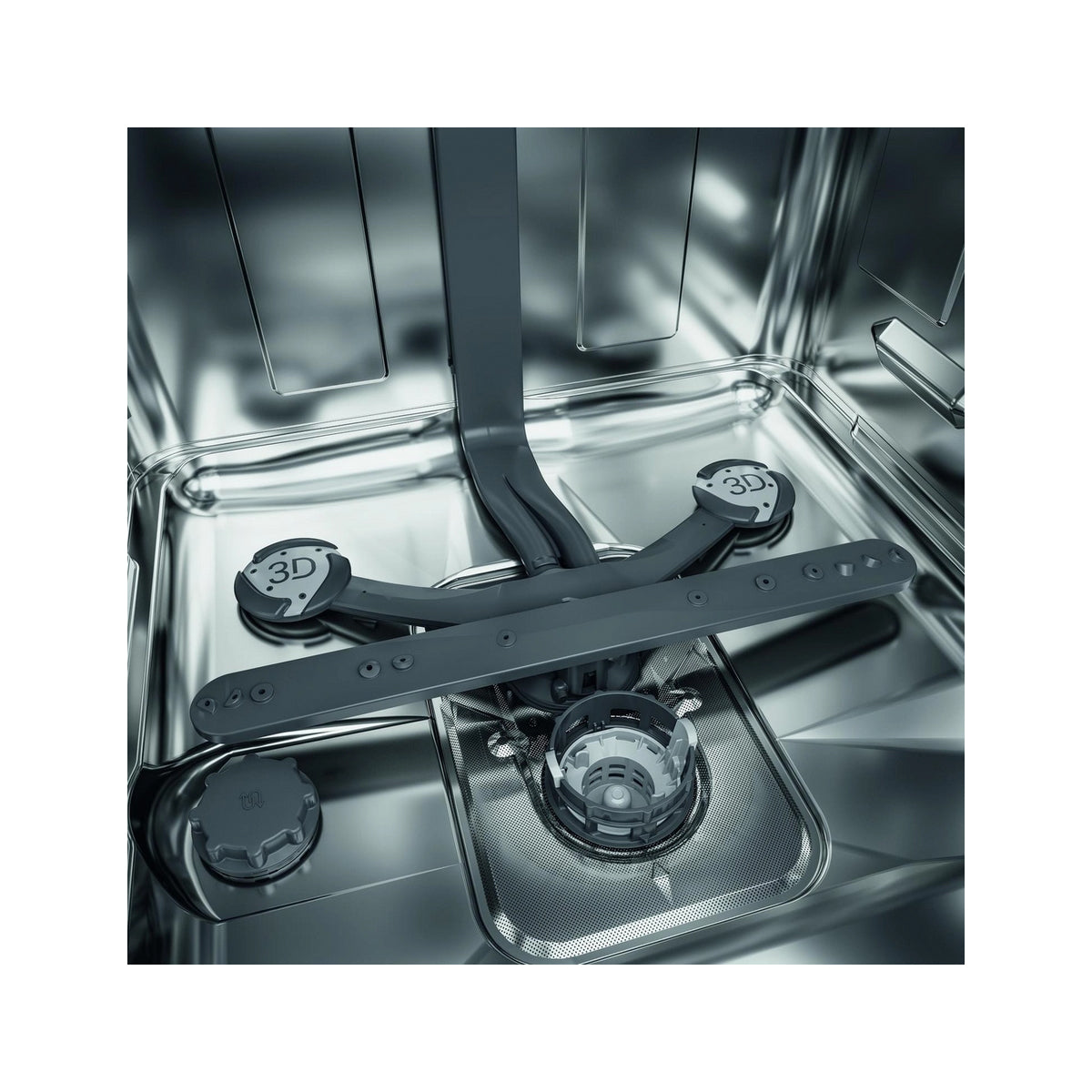 Hotpoint H7FHP43XUK Freestanding Dishwasher, 15 Place Settings, 10 Programmes, 60cm Wide - Stainless Steel
