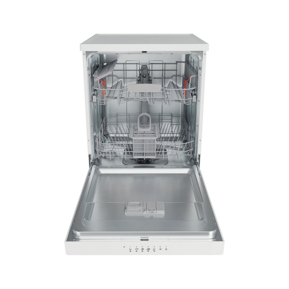 Hotpoint HP2FFC14BN6WUK Freestanding Dishwasher With ActiveDry, 14 Place Settings, 60cm Wide - White