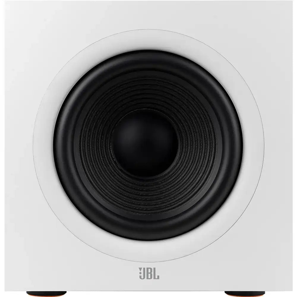 JBL STAGE 200P 300W Powered Subwoofer With 10" Woofer, Latte White