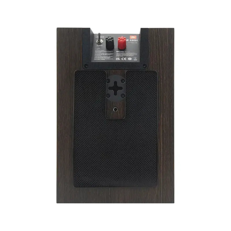 JBL STAGE 240H Dolby Atmos Surround Speakers (Pair), Espresso Black