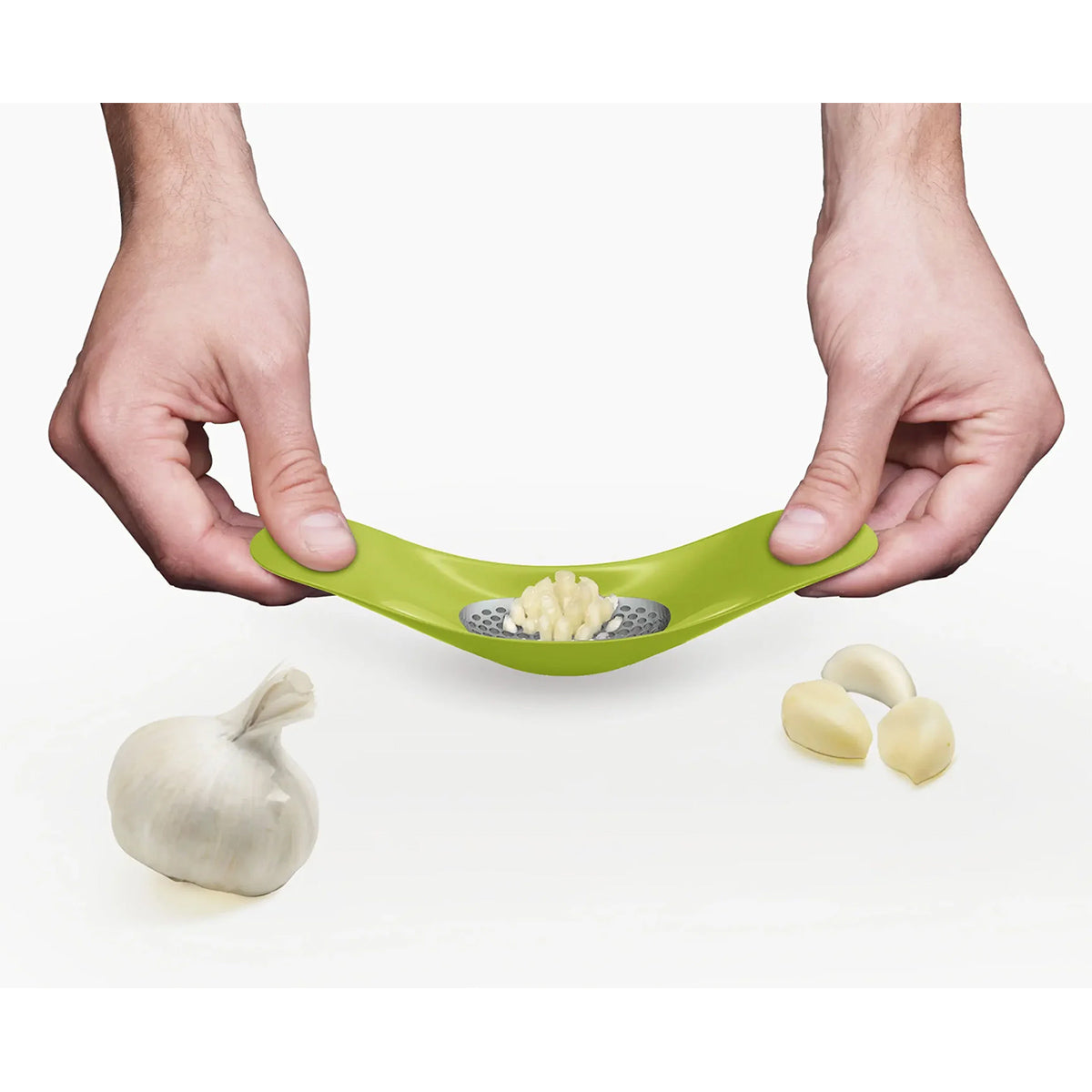 Joseph Joseph 20062 Rocker™ Garlic Crusher - Green
