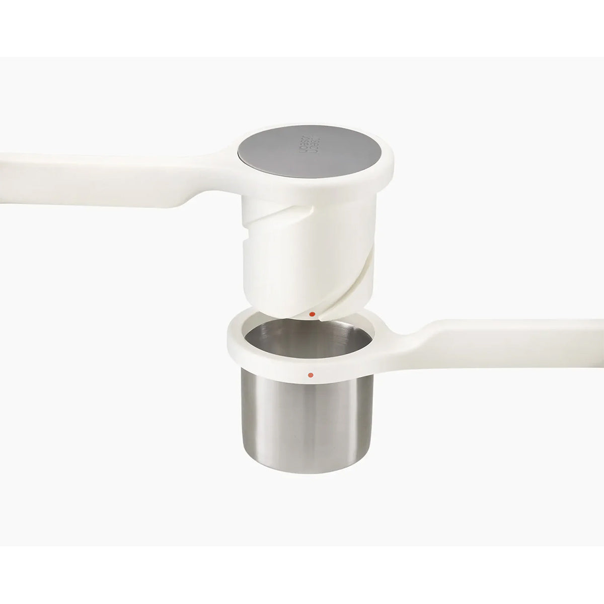 Joseph Joseph 20100 Helix Potato Ricer, 2-Piece Design - White