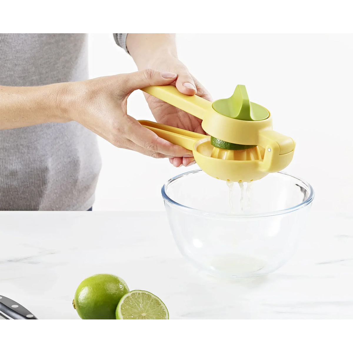 Joseph Joseph 20171 JuiceMax Dual-Action Citrus Press - Yellow
