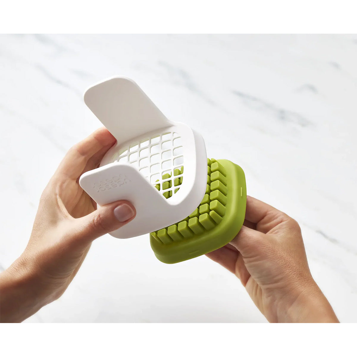 Joseph Joseph 20175 ChopCup™ Vegetable Chopper, Stainless Steel Blades - White