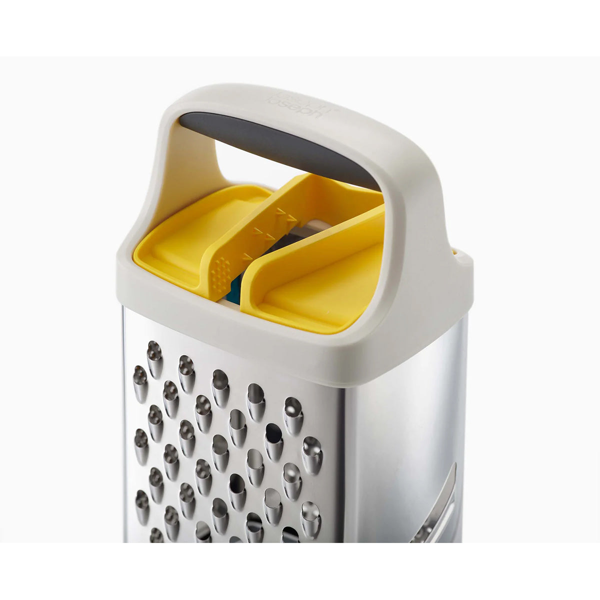 Joseph Joseph 20225 Multi-Grip™ Box Grater With Precision Food-Grip - Yellow