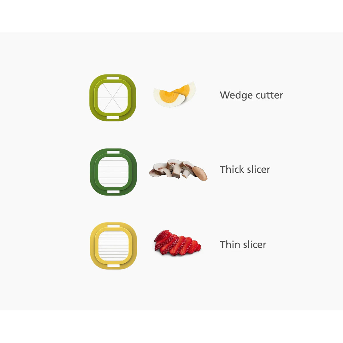 Joseph Joseph 20231 Multi-Prep™ Mini 3-Piece Food Preparation Set - Multicolour