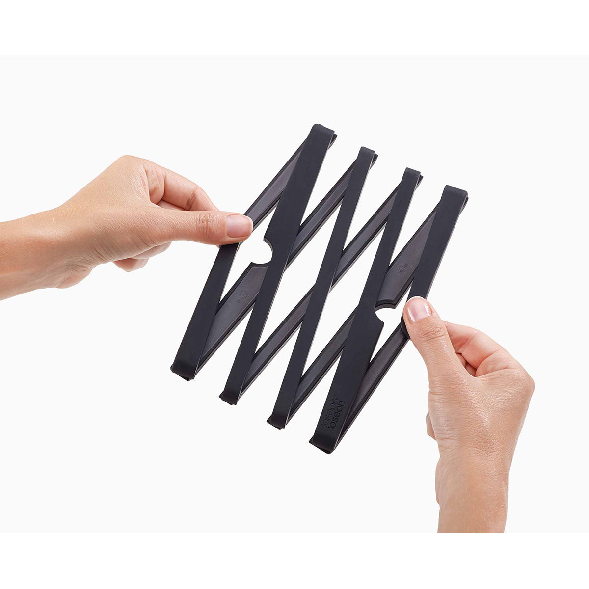 Joseph Joseph 70033 Stretch™ Expandable Silicone Trivet - Black