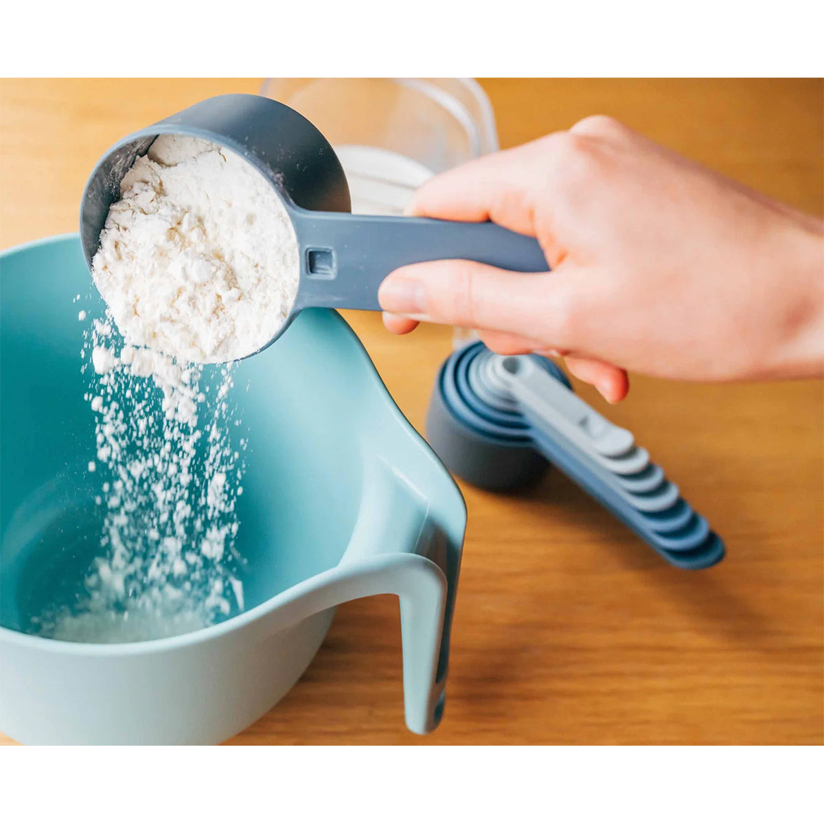 Joseph Joseph 98999 Nest™ Measuring Cups, 8 Piece Set - Blue