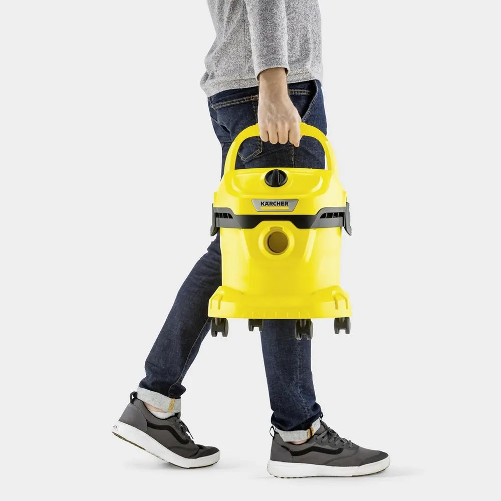Karcher WD2PLUS Wet & Dry Vacuum Cleaner, Yellow