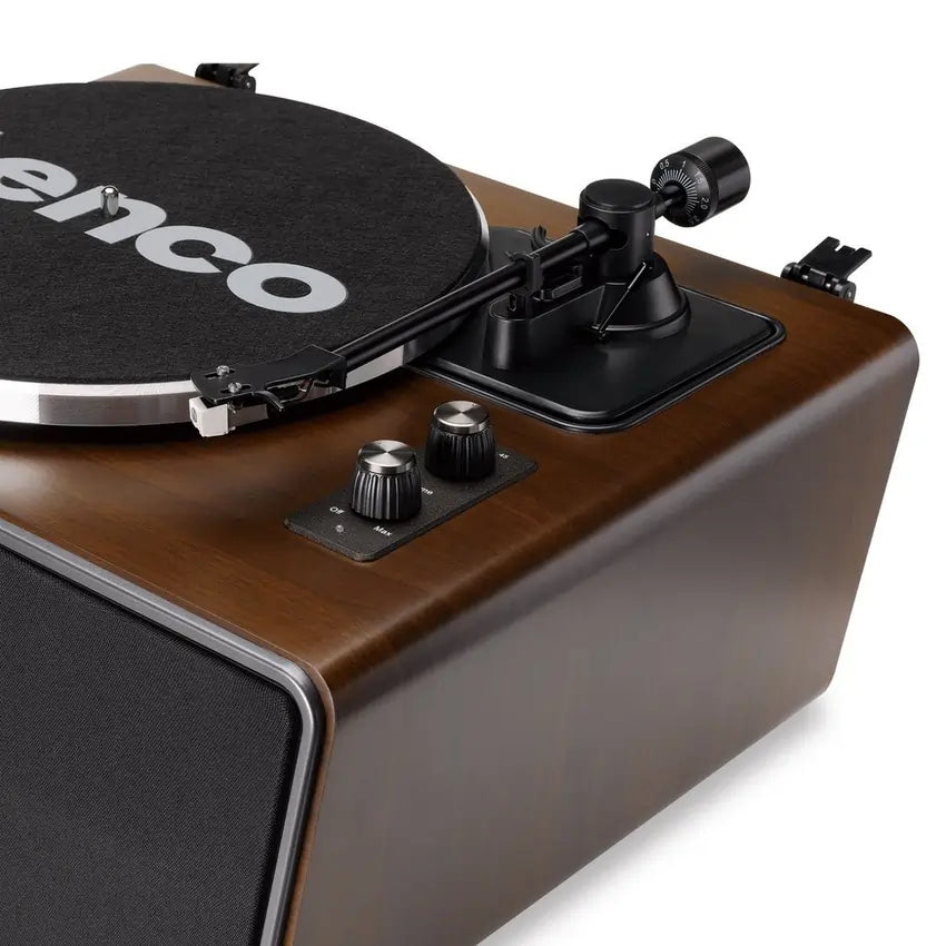 Lenco LS470WA Turntable With Built-In Speakers And Bluetooth, Dark Walnut