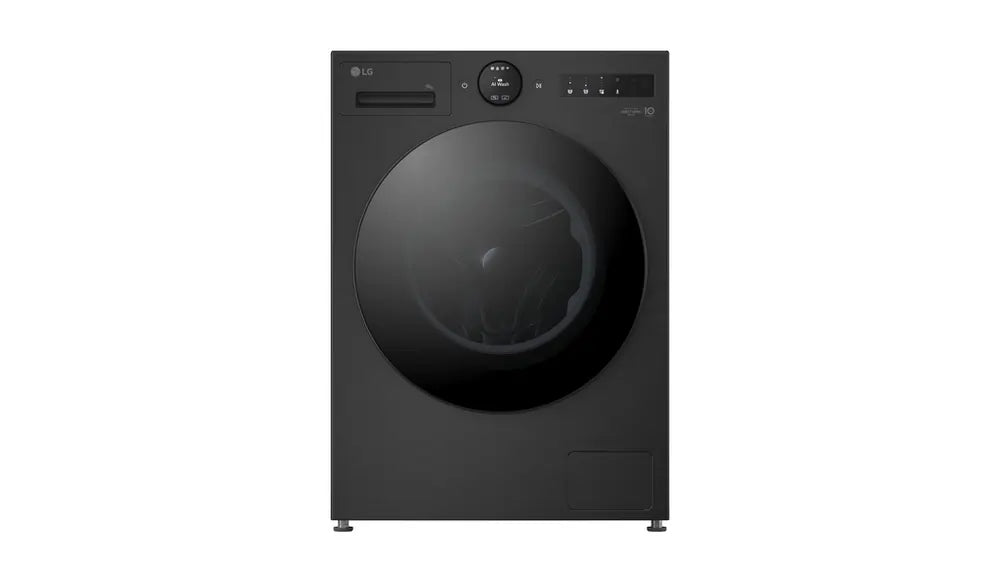 LG F4X7009TBB 9kg 1400 Spin AI Smart Washing Machine, Black