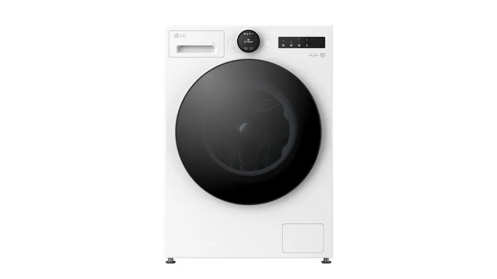 LG F4X7009TWB 9kg 1400 Spin AI Smart Washing Machine, White