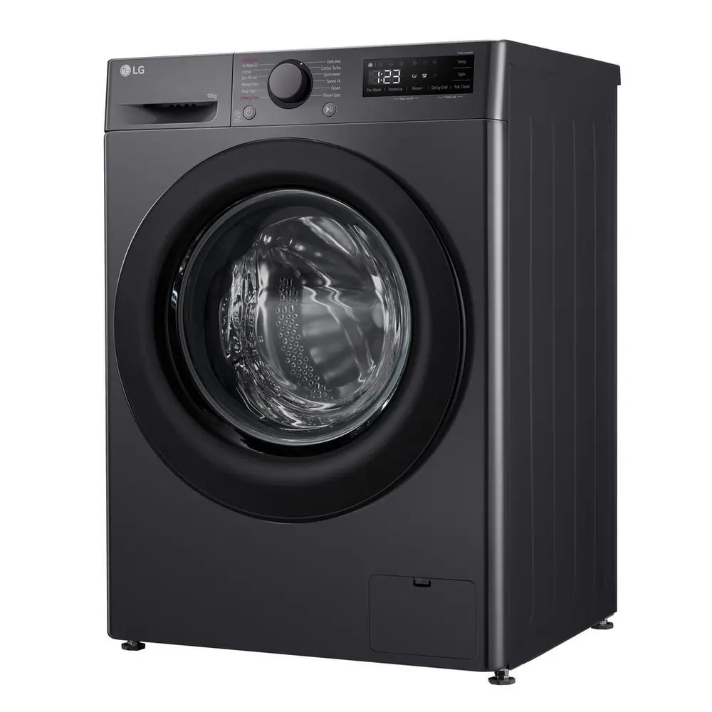 LG F4Y510GBLN1 10kg 1400 Spin Washing Machine, Slate Grey