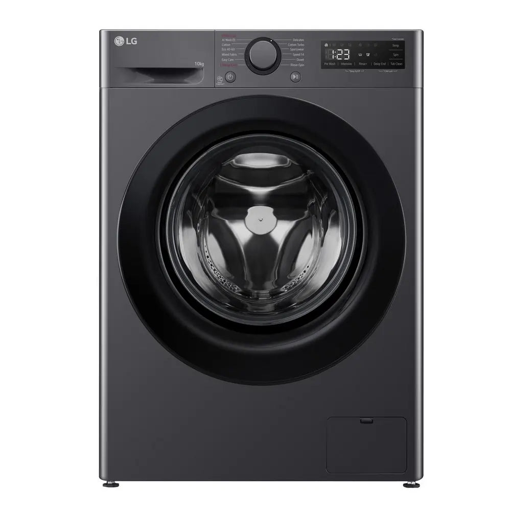 LG F4Y510GBLN1 10kg 1400 Spin Washing Machine, Slate Grey