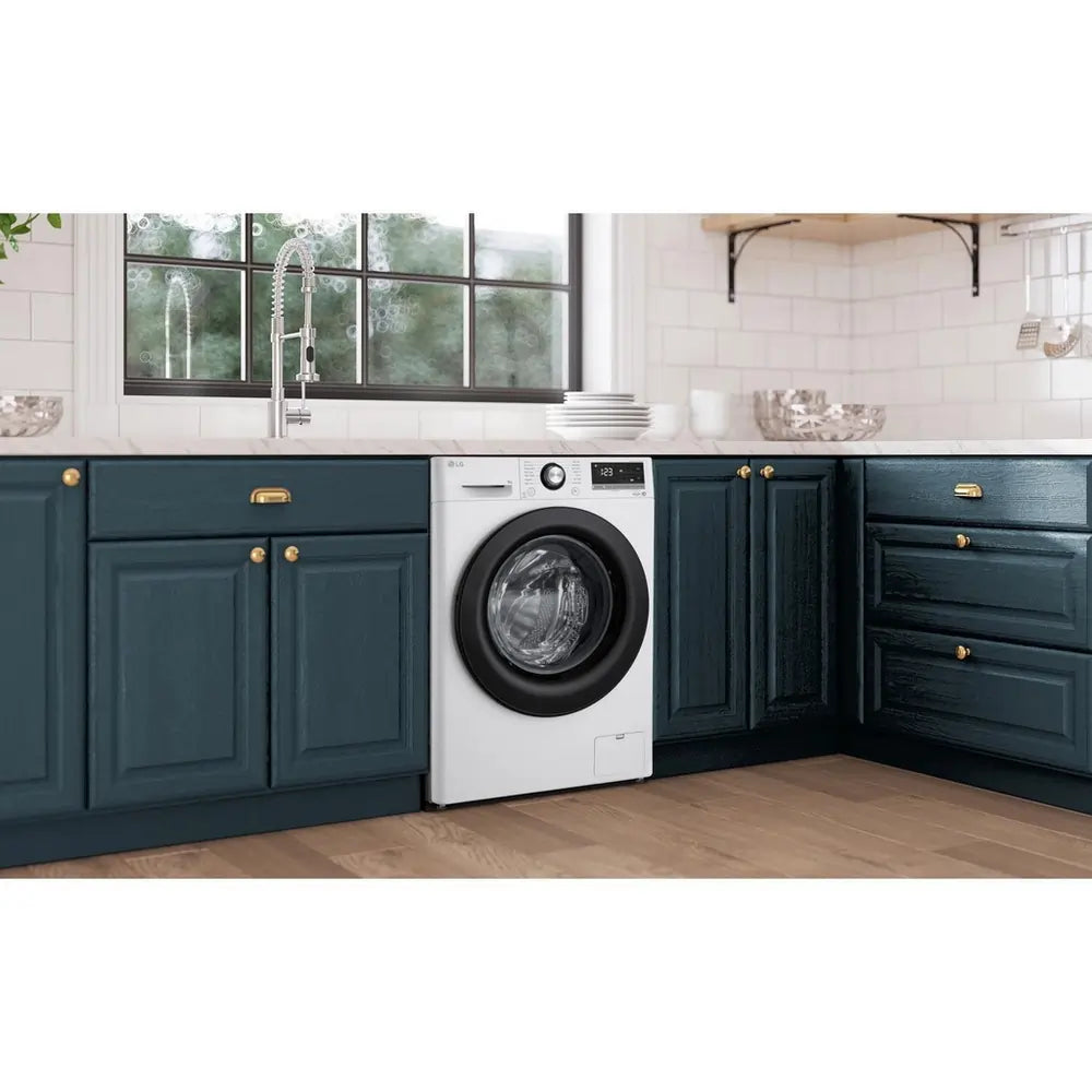 LG F4Y510WBLN1 10kg 1400 Spin Washing Machine, White