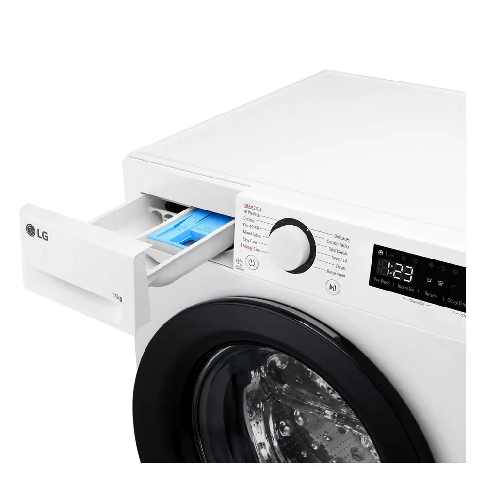 LG F4Y511WBLN1 11kg 1400 Spin Washing Machine, White