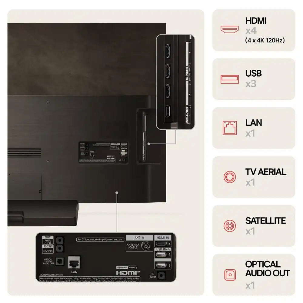 LG OLED48C46LAAEK 48" 4K OLED EVO Smart TV -