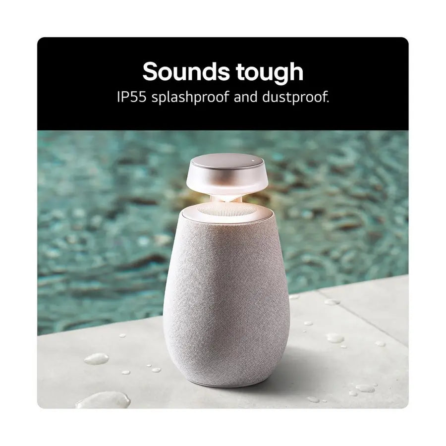 LG XO2TBE Xboom 360 Bluetooth Portable Speaker, Beige