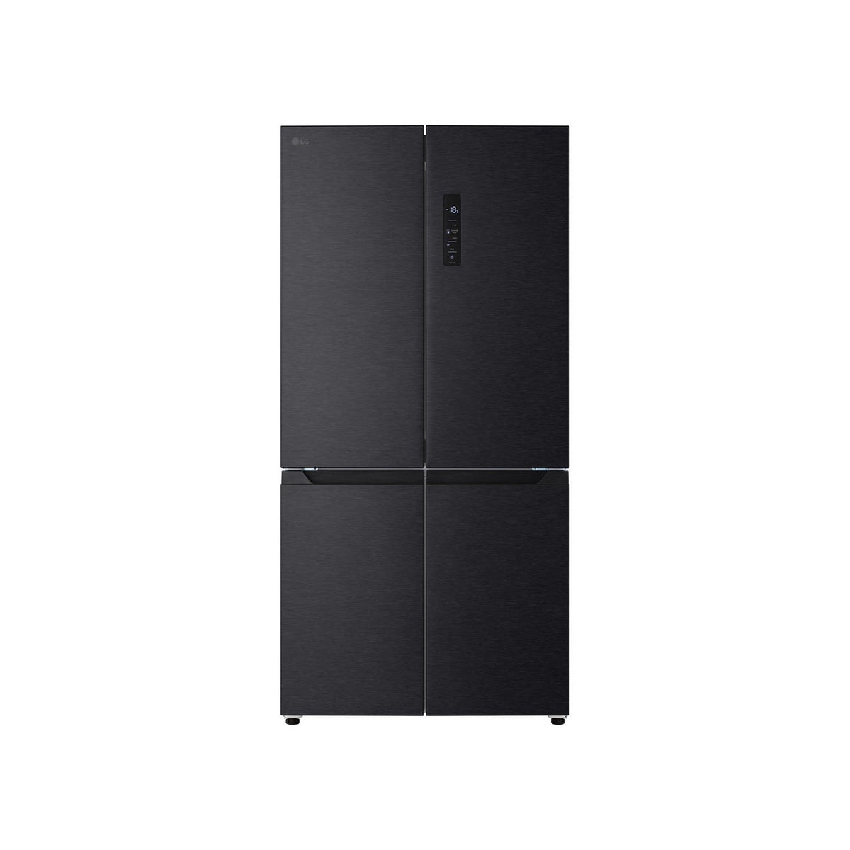LG GMM42ABBEH No Frost Freestanding American Fridge Freezer, 600 Litre, 91cm Wide - Matte Black