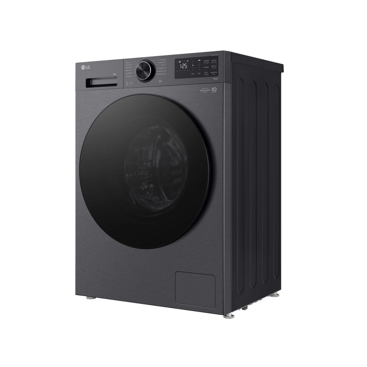 LG F2X50S9TBB Series 3 9Kg Freestanding Washing Machine, 1200rpm, 60cm Wide - Black